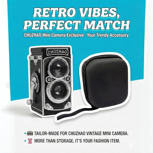 Funda rígida impermeable para cámara digital mini vintage miniatura 2