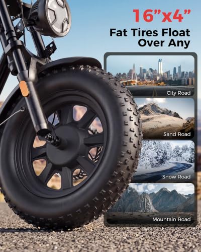 Image of Electric Bike for Adults, 𝟯𝟬𝟬𝟬𝗪 /1500W Peak Motor, 48V 13Ah / 25Ah