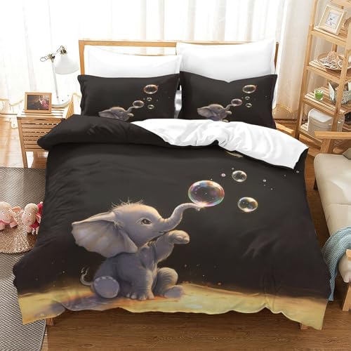 Housse de couette hérisson 3D 260x220 en microfibre hypoallergénique pour lit Super King - 3