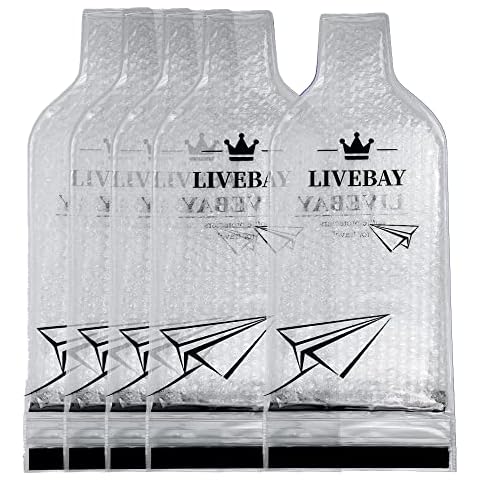 Reusable Wine Bag for Airplane Wine Bottle Protector Sleeve for Travel Car Cruise Protection Luggage Leak-proof,5 Set Cover