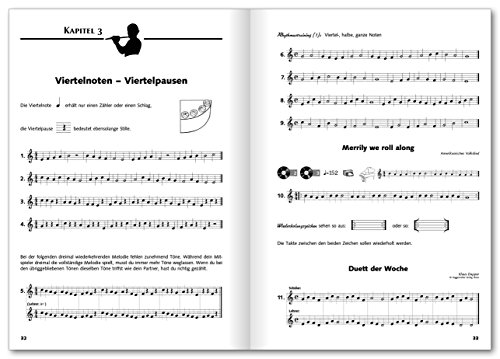 Das Querflötenbuch, Bd. 1, m. Audio-CD: Querflöte leichtgemacht, von klassisch bis modern - für Anfänger ab 10 Jahre