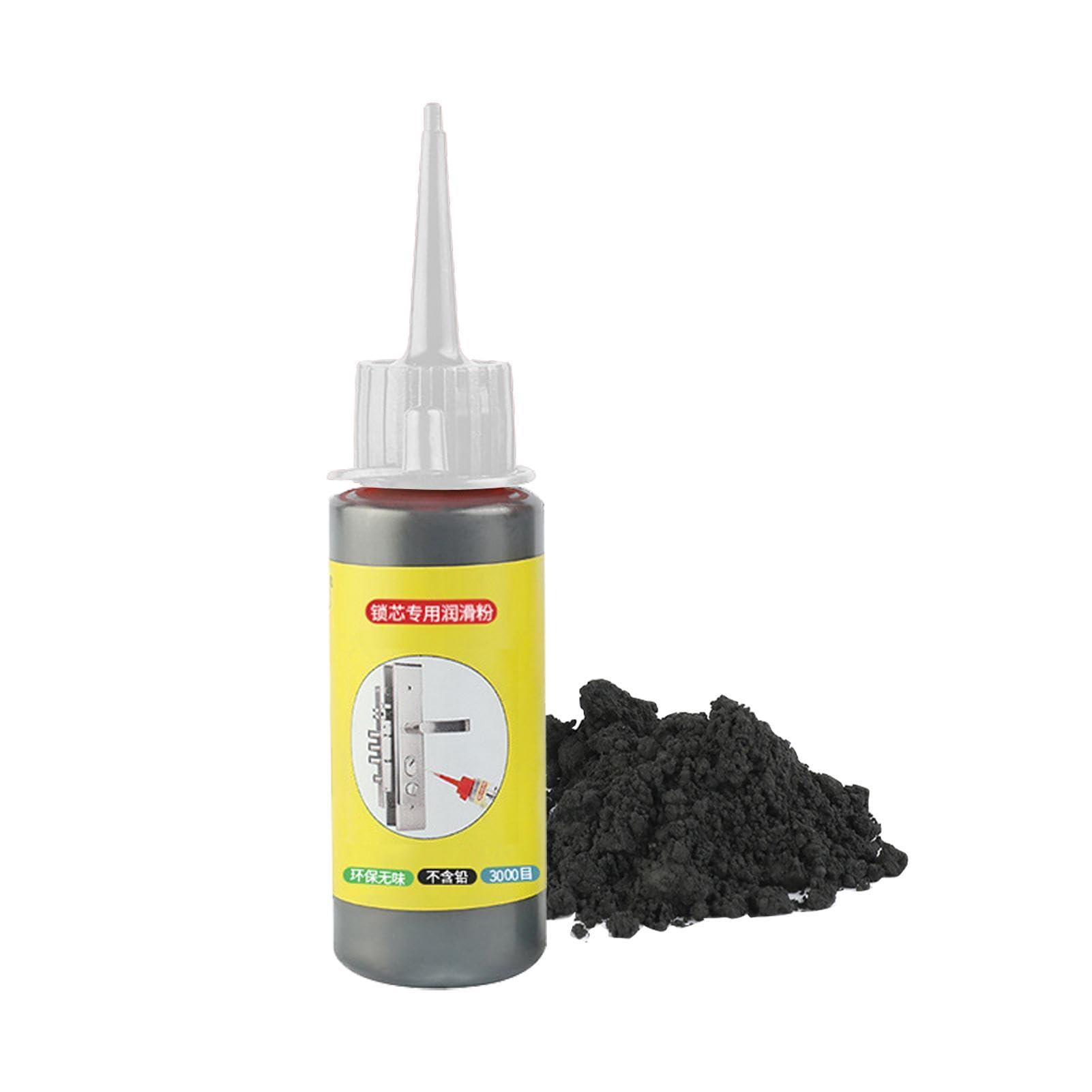 Lubrificante Alla Grafite 60 Ml Per Serrature E Cuscinetti - Polvere Multiuso Non Oleosa Per Chiavi E Guide - 4