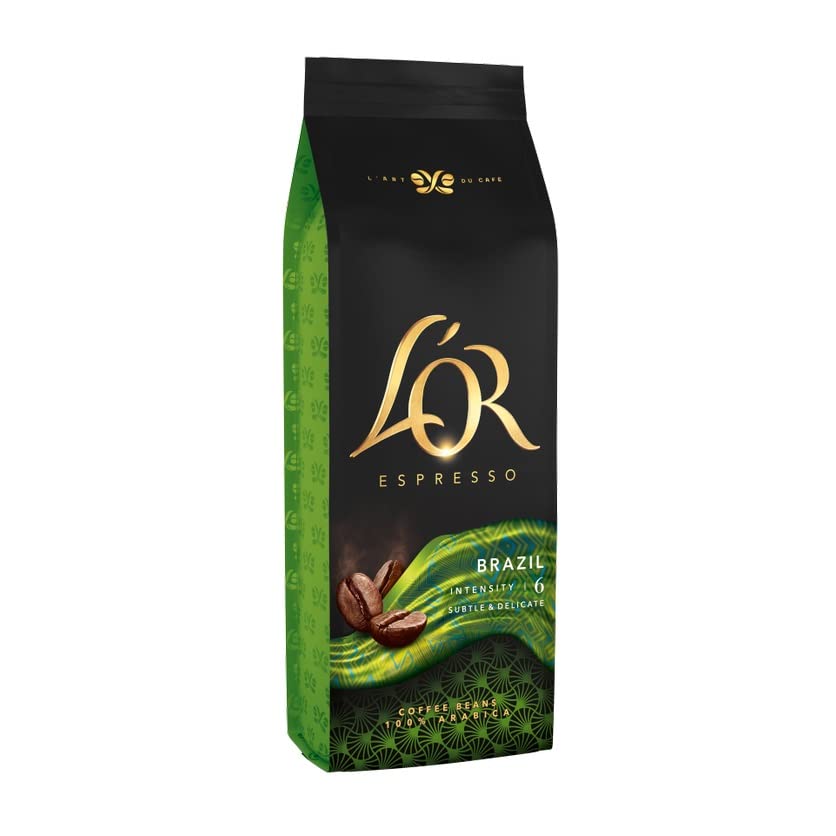 L'OR Espresso Brazil Café en Grano Natural 100% Arábica - Intensidad 6 | 500g - Imagen 4
