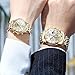 OLEVS Watches for Couple Matching His and Her Set Valentines Watches Men and Women Couple Wrist Watch Lovers Wedding Romantic Gifts Set of 2