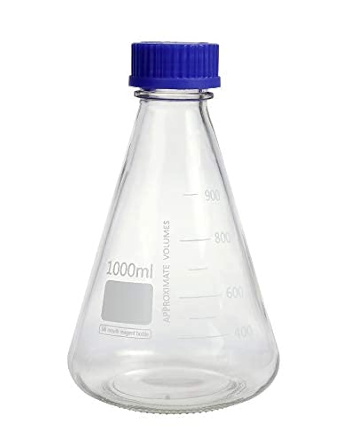 Frasco de vidrio con tapa de rosca GL45 (3 unidades, 1000 ml), de Pastein