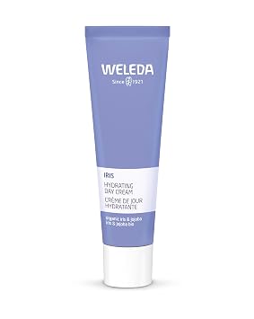كريم الوجه Weleda Hydrating Day ، 1 أونصة سائلة ، مرطب غني بالنباتات مع جذر القزحية وزيت الجوجوبا و Witch Hazel