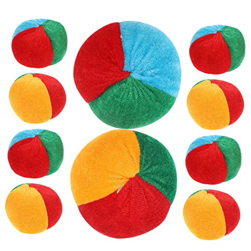 ibasenice Bean Bag Toss Game Set 10 Pumpkin Bean Bags Reusable for Boys and Girls Activities for Parties Events