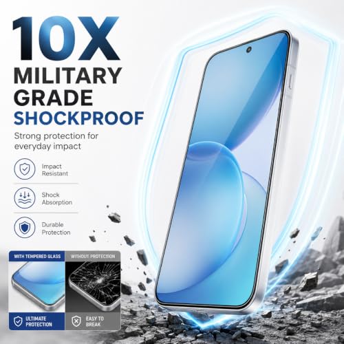 Image of FIRST MART Tempered Glass for Oppo Reno 16c, 9H 0.3 mm Full-Glue Screen Protector with Cable Protector, 3D Edge-to-Edge, HD Clear, Case-Friendly, Black, Pack of 1