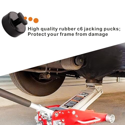 Image of 4pcs Jack Rubber pad Compatible c5 Corvette Lift Pucks c6 Jack Puck