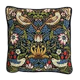 Bothy Threads Gobelin-Stickkissen Set Erdbeerdieb, 35.5x35.5cm, TAC3, Stickbild vorbedruckt