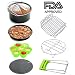 Air Fryer Accessories with Recipe Cookbook for Growise Phillips Cozyna Fit all Air Fryer 3.7QT - 5.3QT Deep Fryer Accessories Set of 8