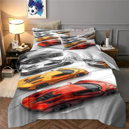 Housse de couette microfibre espace 260x220 respirante 3D - 6