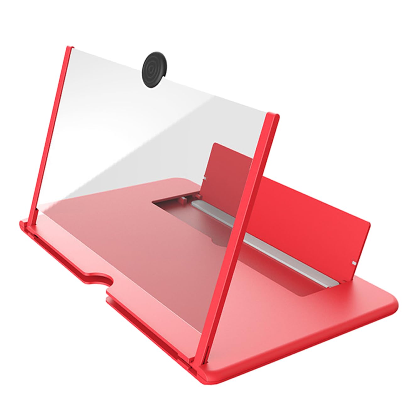 Loupe Écran de Téléphone Portable UKCOCO Support Pliable Noir