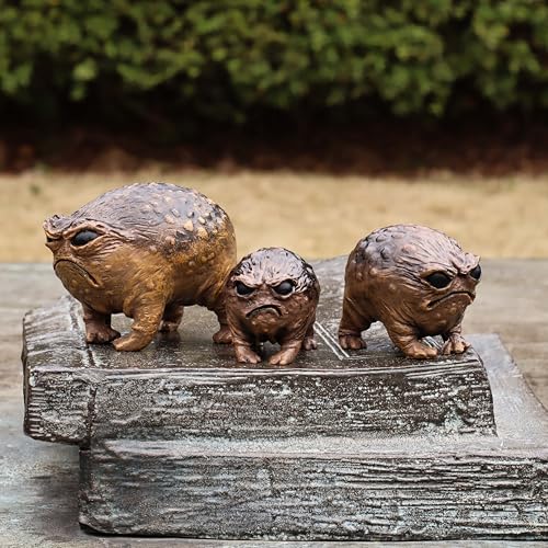 Set de 3 Estatuas de Rana Extraña Graciosa miniatura 3
