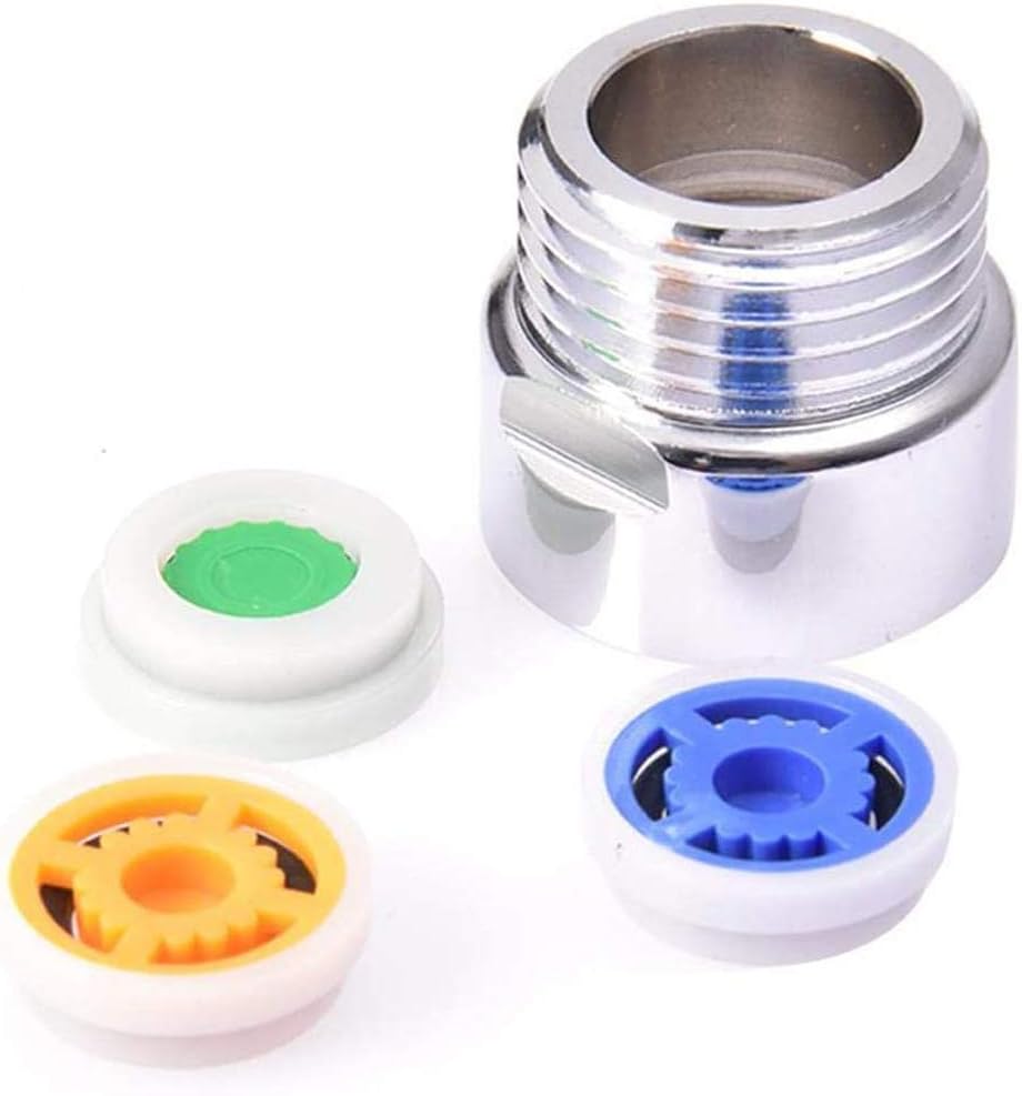 Amazon｜Amandakasa シャワーフローリデューサーリミッターセット ウォーターセーバー蛇口アダプター シャワーフローリストリクター シャワーヘッド用ウォーターフローリストリクター