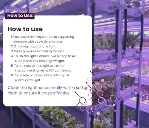 Image of Chipku HYGL8 Nx1.1-09 Watt Plant Grow Light Tube for Indoor Plants| Ideal for Small Plants Hydroponics Greenhouse | Artificial Sunlight for Indoor Plants| 2 ft (HYGL8 Nx1.1-09 Watt)
