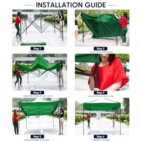 Image of Gazebo Tent Portable Popup Foldable Canopy 6.5x6.5 Ft Shelter for Event, Advertisement, Promotion, Exhibition Stall, Waterproof Outdoor Gazebo Tent, Heavy Duty Frame (White, 2x2 Meter)