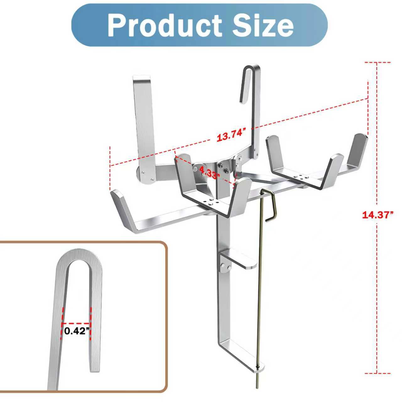 woiron Drywall Mud Pan Holder and Tape Spool Holder — Amazon image 3