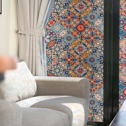 Vinilo Decorativo 3D Vidrio Celestial Indigo 44x17 pulg miniatura 1