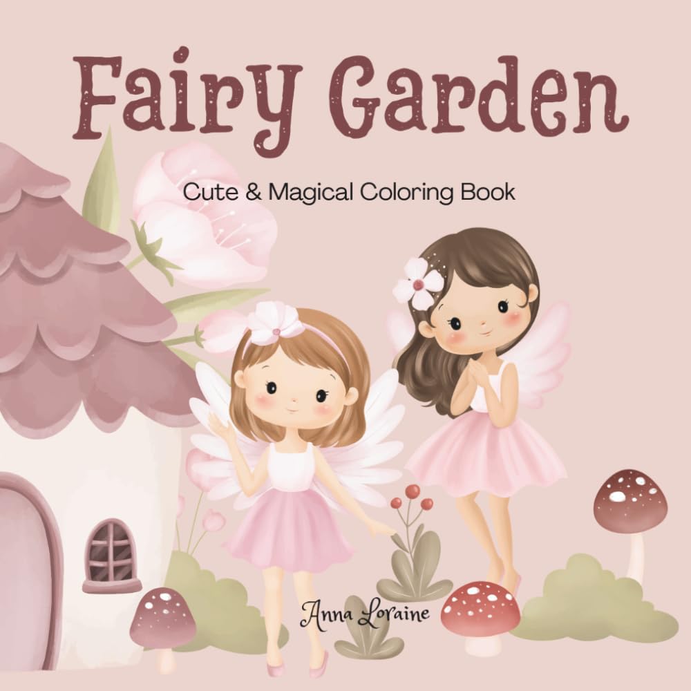 Fairy Garden: Cute & Magical Coloring Book