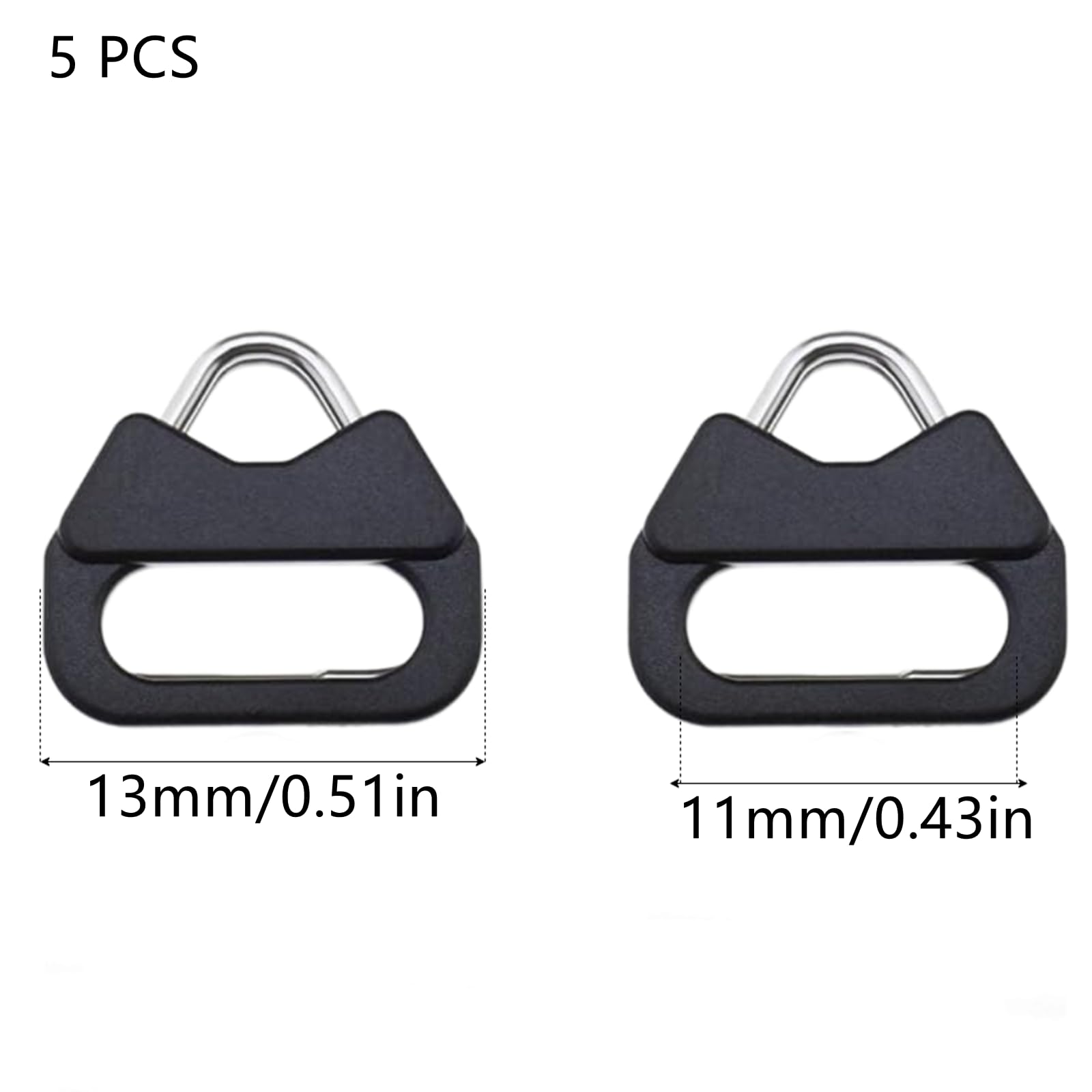 WTUSGA 5 works Camera Lug Ring Camera Strap Shoulder Strap Triangle Split Ring Adapter with Plastic Cap Compatible with Leica Compatible with Panasonic Compatible with Fuji - Image 2
