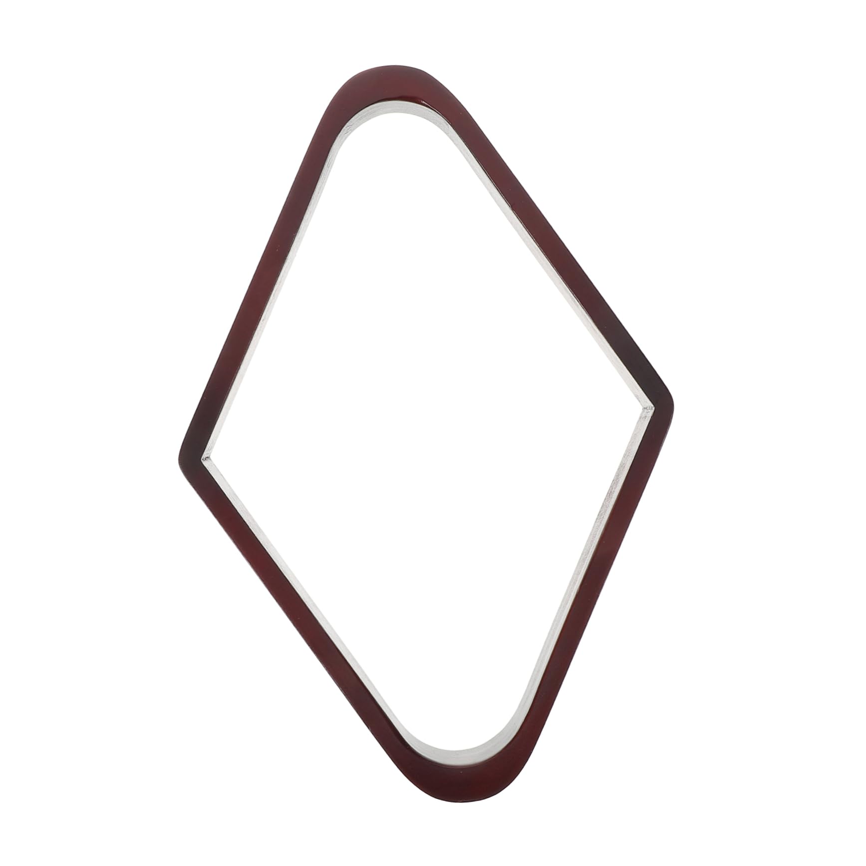 Yardwe Pool Table Ball Rack Triangle Diamond Shape Billiard Balls Holder Snooker Rack Wood Construction Easy Setup