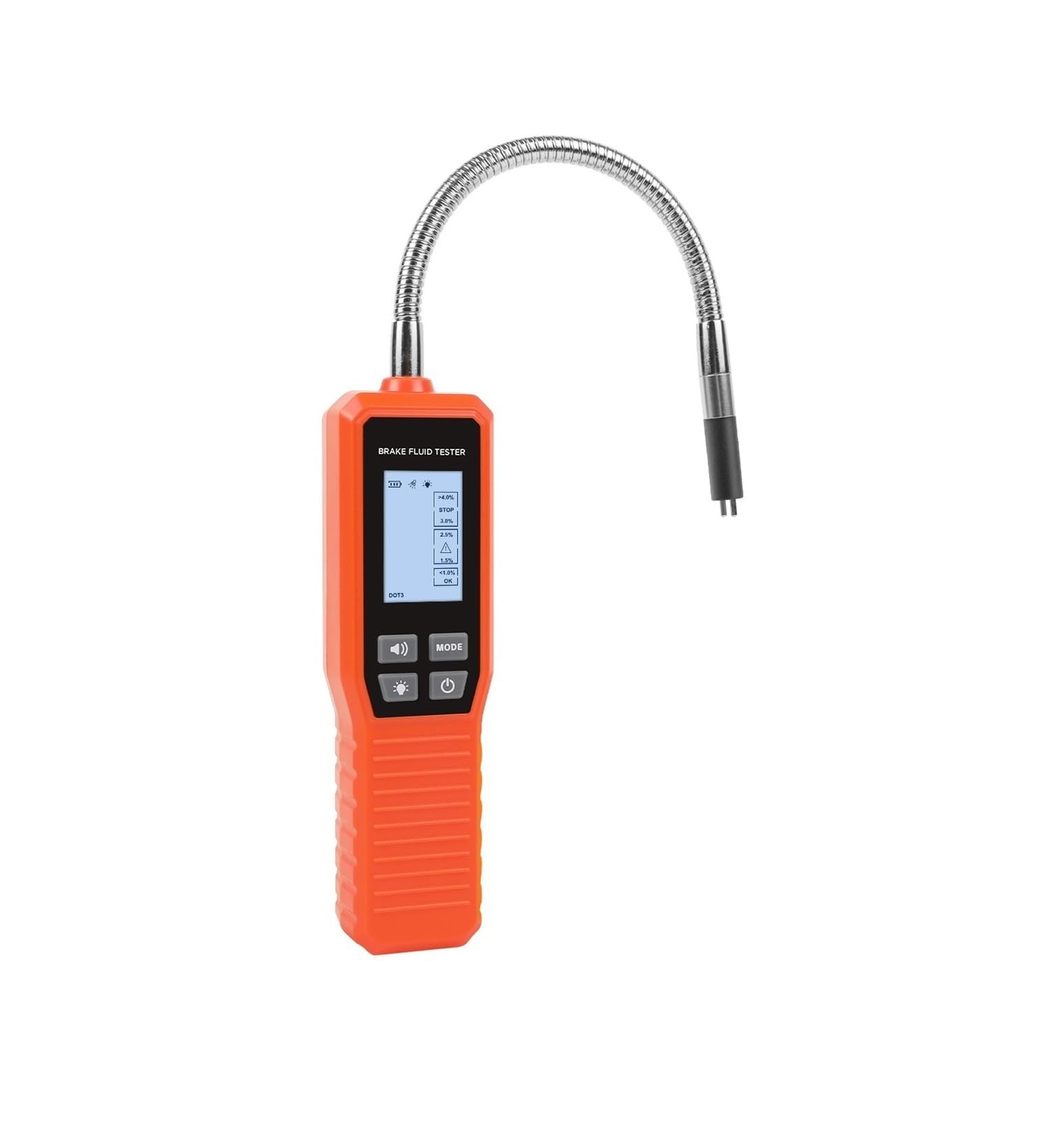 EDEDE Tester Liquido Freni, Tester del Liquido dei Freni, Test 'Olio dei Freni, Strumento di Ispezione del Motore Automobilistico Digitale Multifunzionale