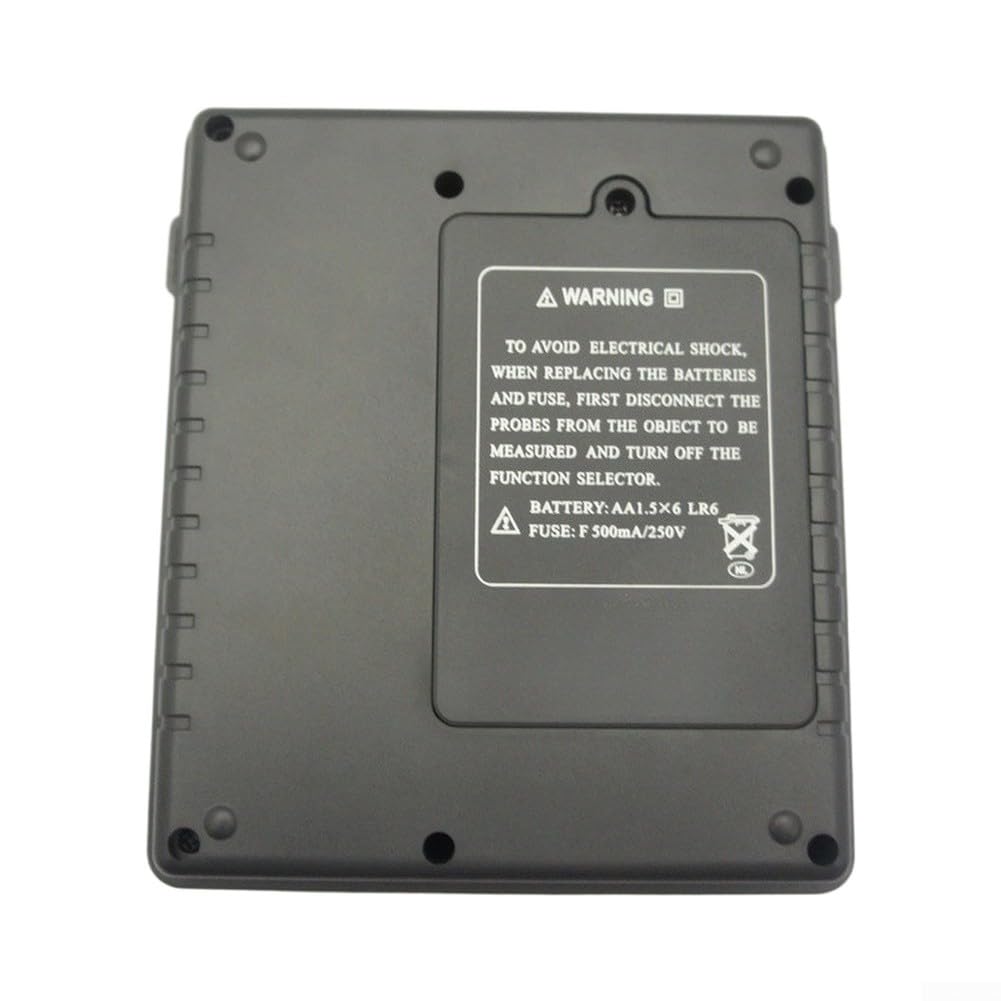 BM3548 Probador digital de resistencia de aislamiento 40GΩ Megohmmeter con CA DC Voltaje Capacitancia de corriente para medición de frecuencia para electricistas Uso Industrial Negro (BM3548)
