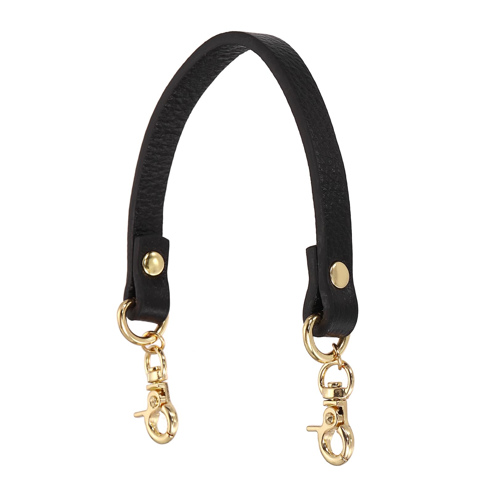 sourcing map Genuine Leather Purse Strap, Short Handbag Strap Replacement Purse Handle Straps