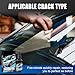 2pcs Upgrade Windshield Crack Repair Kit, 2025 New Cracks Gone Glass Repair Kit, Windshield Chip Repair Kit Professional, for Daily Vehicle Maintenance, Car Glass Repair Tool