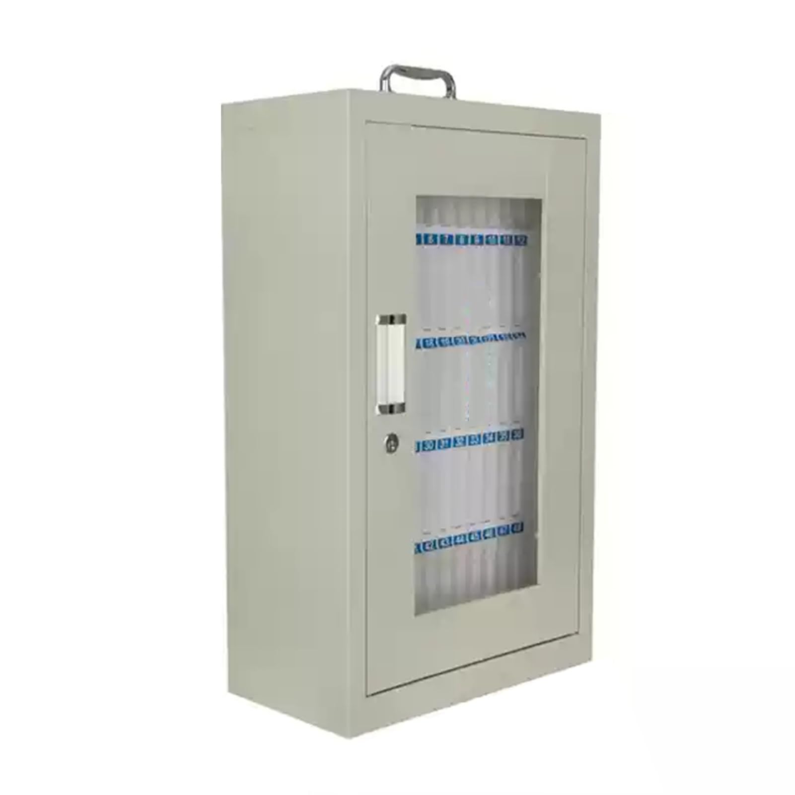 Mobile Phone Storage Cabinet Mobile Phone Steel Storage Cabinet Desktop Mobile Phone Storage Rack with Digital Numbering,Stable Structure,with Lock and Key,Suitable for School Factory Office(60 floor)