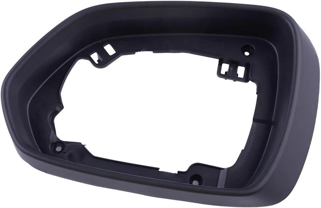 Black Front Left Side Door Wing Rear View Mirror Bezel Trim Cover Plastic Fit for MG ZS EV 2017-2023 Car Interior Mouldings