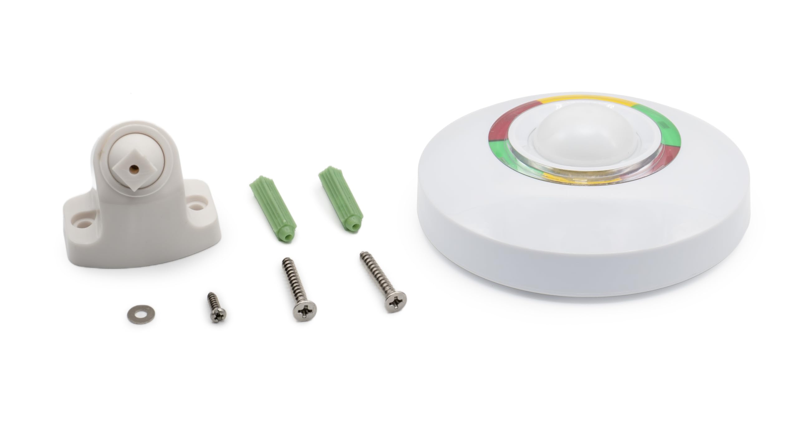 Rilevatore da Soffitto Dual PIR + MW, 360°, Copertura 12m, Anti Animali, Tecnologia DMF/DMT, Design Elegante da Interno (AS-CDTC-009)