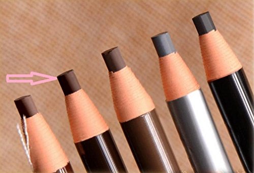 fulla2116 Crayon à sourcils étanche pour micro blading Peel Off Pull Corde (Marron)