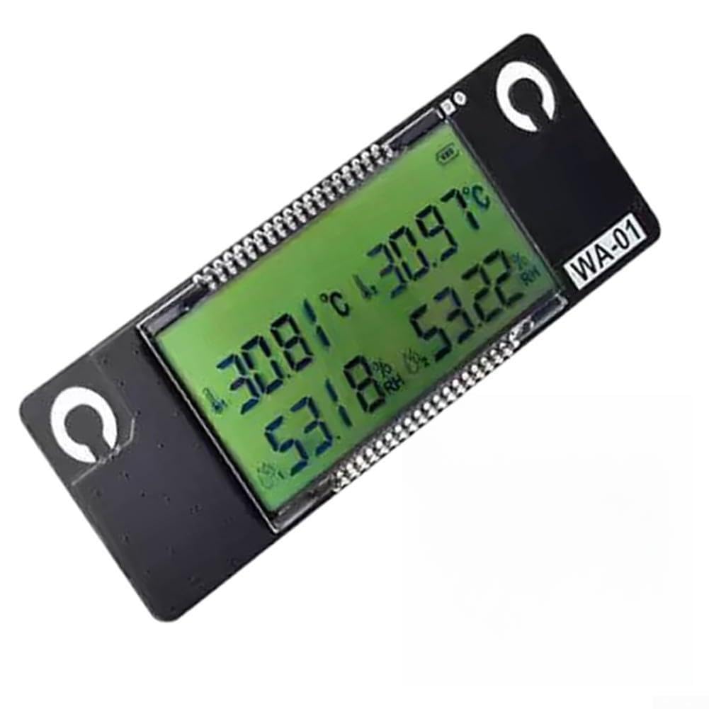 NSHT30 - Termómetro higrómetro de doble muestra de -40 a 125 °C | Sensor externo dual, rango de medición de -40 a 125 °C, alta precisión ± 0,3 °C, ideal para la industria y el laboratorio