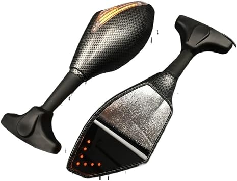 Motorbike turn signals indicator lights Motorcycle Handlebar Rearview Mirrors Turn Signals Lights For Hy&osung GT125R GT250R GT650R Z750S For 250R 650R