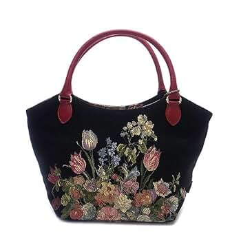 あずき✨シンクビー think bee! 花飾り トートバッグハンドバッグ あずき様専用✨シンクビー think bee! 花飾り トートバッグ