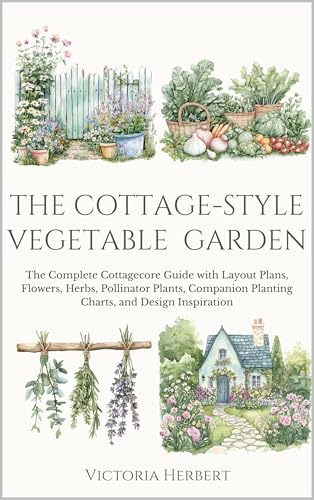The Cottage-Style Vegetable Garden: The Complete Cottagecore Guide with Layout Plans, Flowers, Herbs, Pollinator Plants, Companion Planting Charts, and ... (The Abundant Garden Series Book 3)