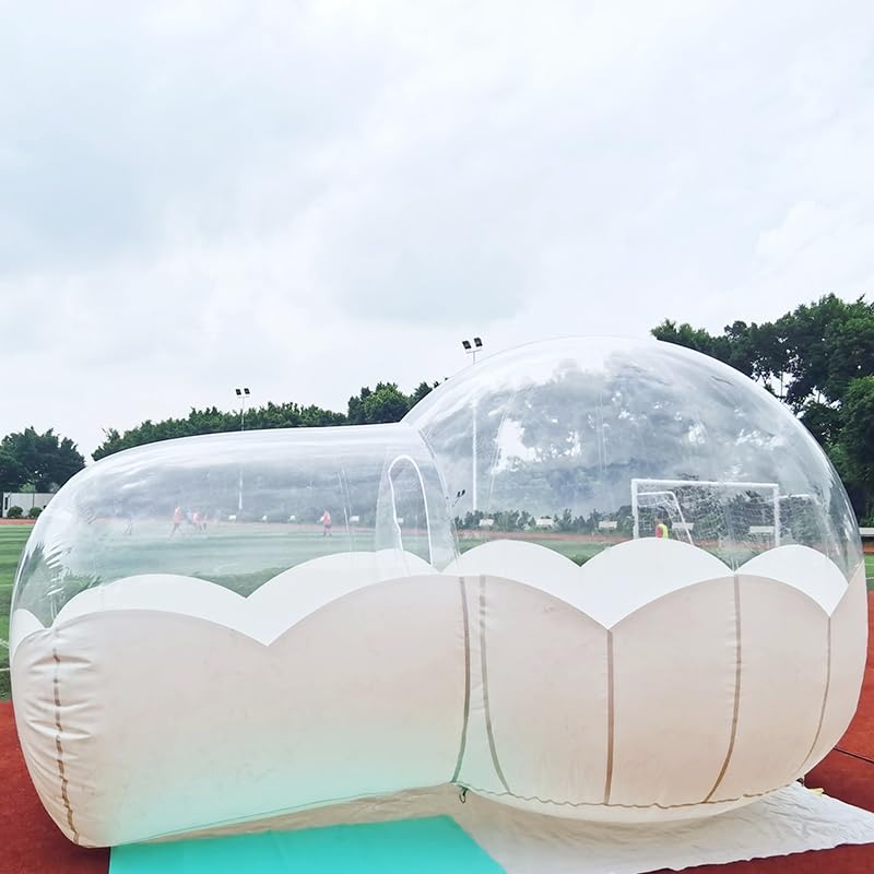 Carpa burbuja inflable transparente 110V 350W resistente miniatura 2