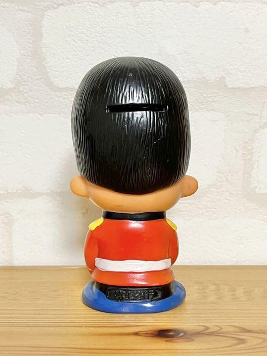 富士銀行　Expo エキスポ　ソフビ　貯金箱 富士銀行 ソフビ貯金箱 ボクちゃん（はっぴ） - 「宝の森」昭和