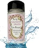 ORGANIC Facial Cleansing Grains with Goat Milk, Sugar Cane, Vitamin C Ester and Aloe Vera Organic Face Wash Cleanses, Exfoliates, Repairs Damage and Protects. Leaves skin super soft revealing new improved skin with less lines and wrinkles. ORGANIC - No Preservatives