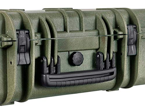 image for Monoprice Weatherproof Hard Case - 22in x 14in x 8in, OD Green with Cu