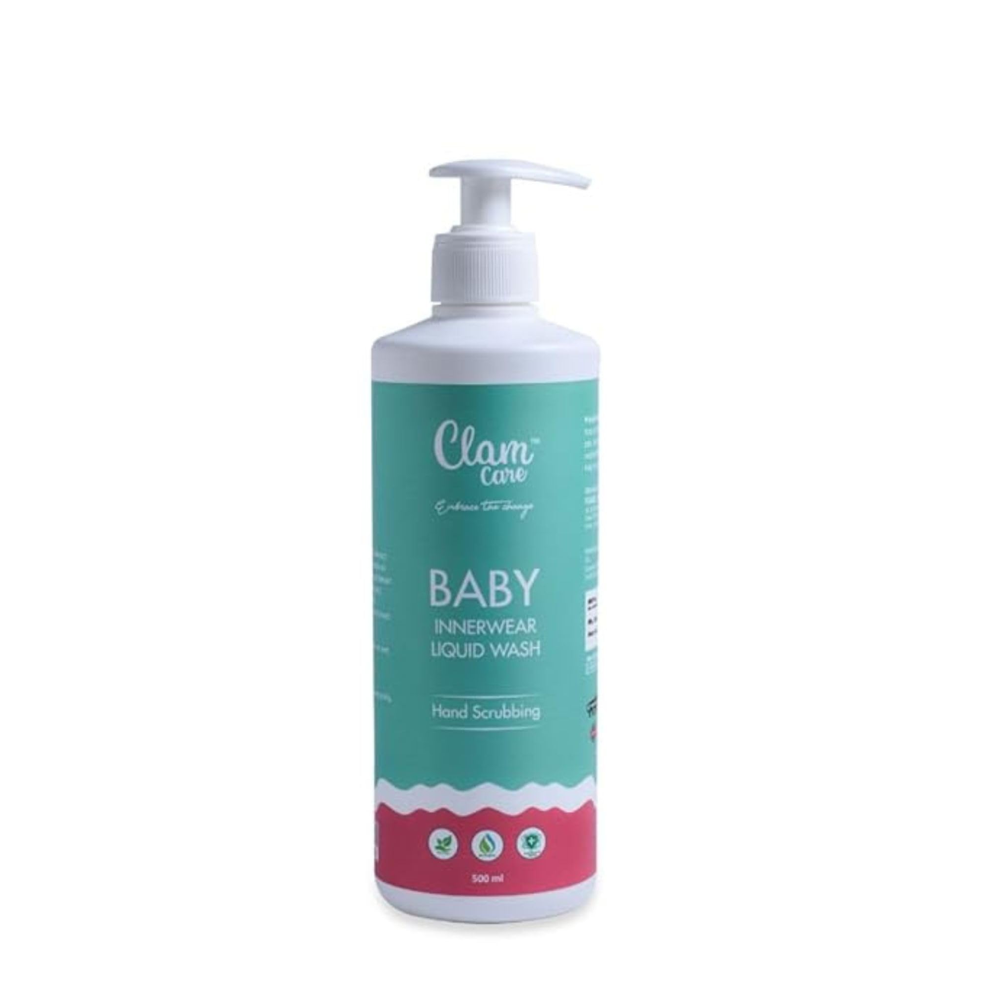 CLAM CARE Baby Innerwear Liquid Detergent 500 ml Tough stain removal| Lemon-Grass Fragrance| (Pack of 2)-image-6