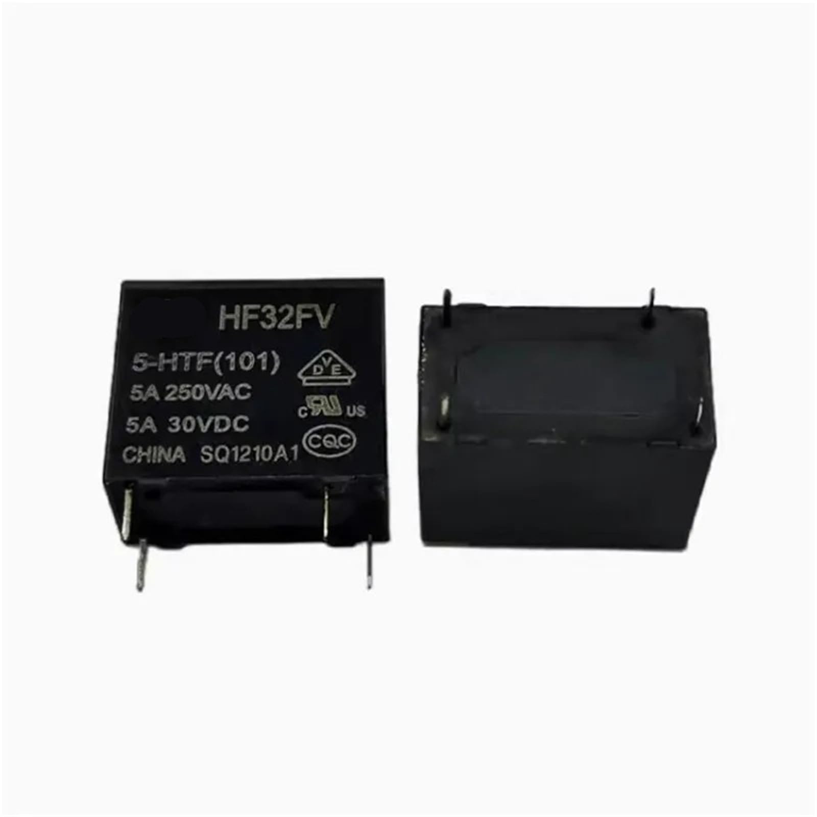 Relais HF32FV 5-HTF(101) 5V DC micro relais miniature pour circuit imprimé
