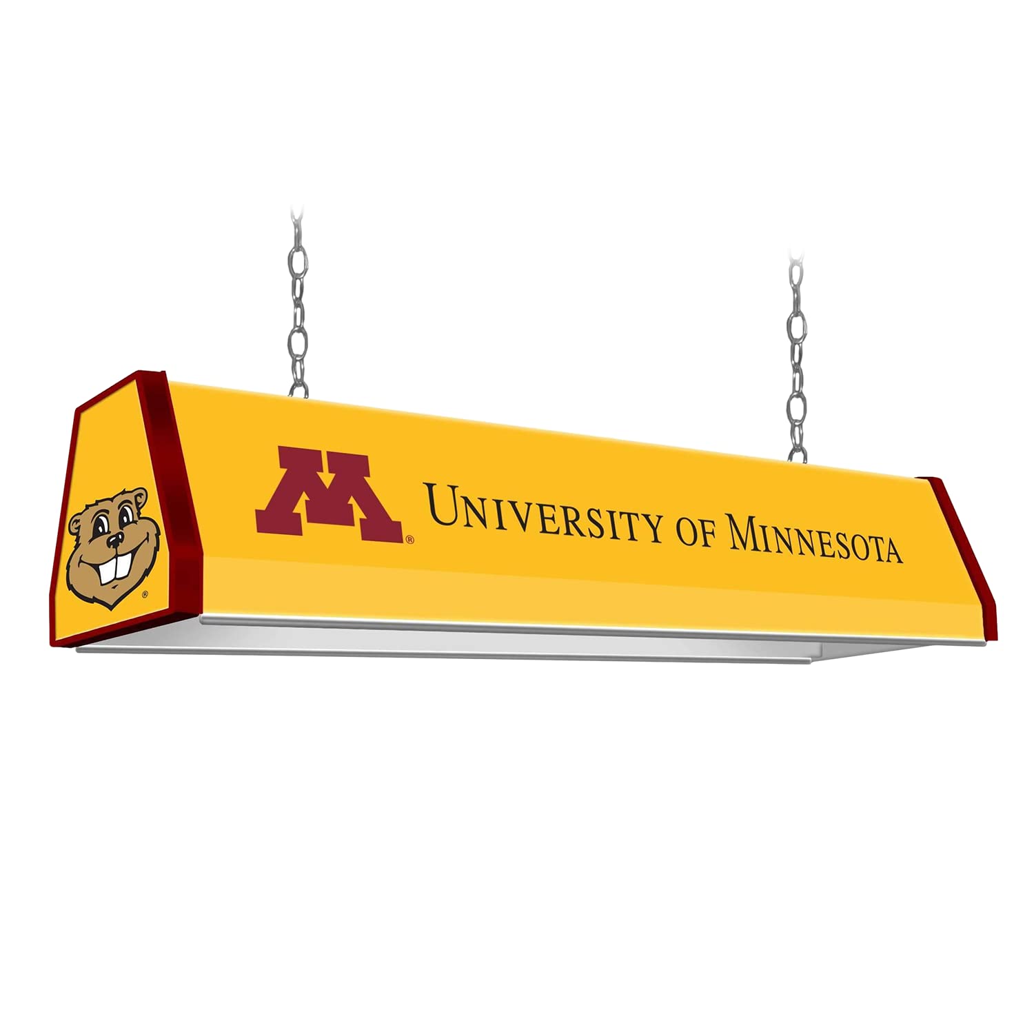 The Fan-Brand NCAA Minnesota Golden Gophers - Gold - Standard Pool Table Light - Sports Team Bar Sign Décor - Home, Dorm, Garage, Office, Fan Cave, Garage