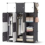 【Umweltschutzmaterialien】aus ungiftigem, unbedenklichem PP-Kunststoff. Stahlrahmen und hochwertige ABS-Kunststoffsteckverbinder machen sie stark genug, um Ihre Lageranforderungen zu erfüllen.