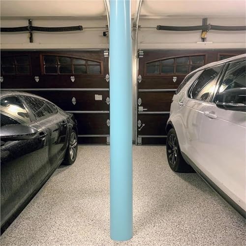 70.8'' Tall Outdoor Pole Pad - Shock Absorbing Wrap for 2-12 Inch Columns, Safety Bumper Covers in Black, White, Blue, Gray - Ideal for Playgrounds & Gyms