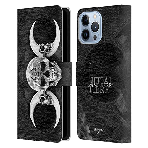 Coque iPhone 13 Pro Max cuir Alchemy Gothic Lune De La Déesse Noire
