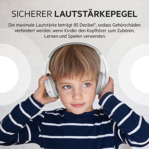 Belkin SoundForm Mini drahtloser Kinder-On-Ear-Kopfhörer mit integriertem Mikrofon zum Online-Lernen, für Schule und Reisen… – Ansicht 3
