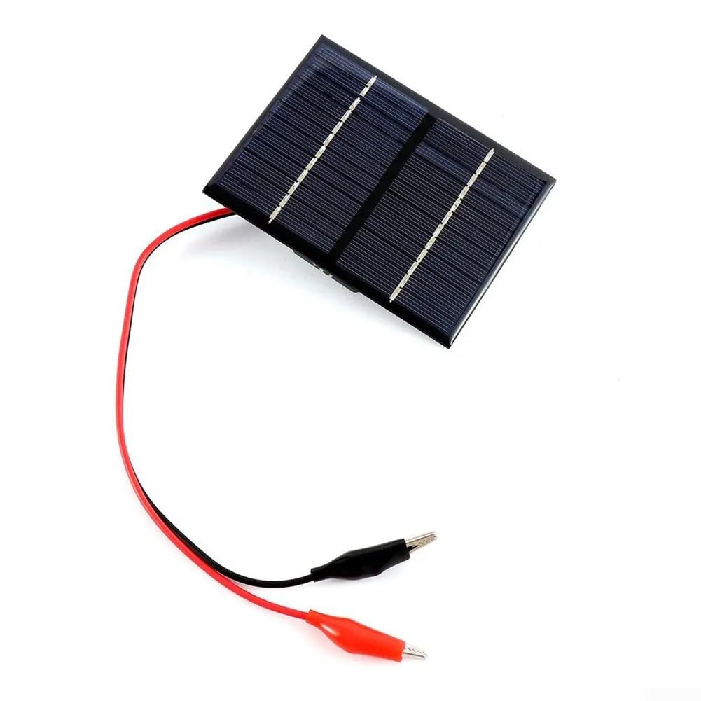Pannello solare 12V 1,5W mini celle solari portatili, fai da te in polisilicio, pannello solare 115 x 90 mm per energia solare, casa fai da te, progetti scientifici - giocattoli (1 pz)